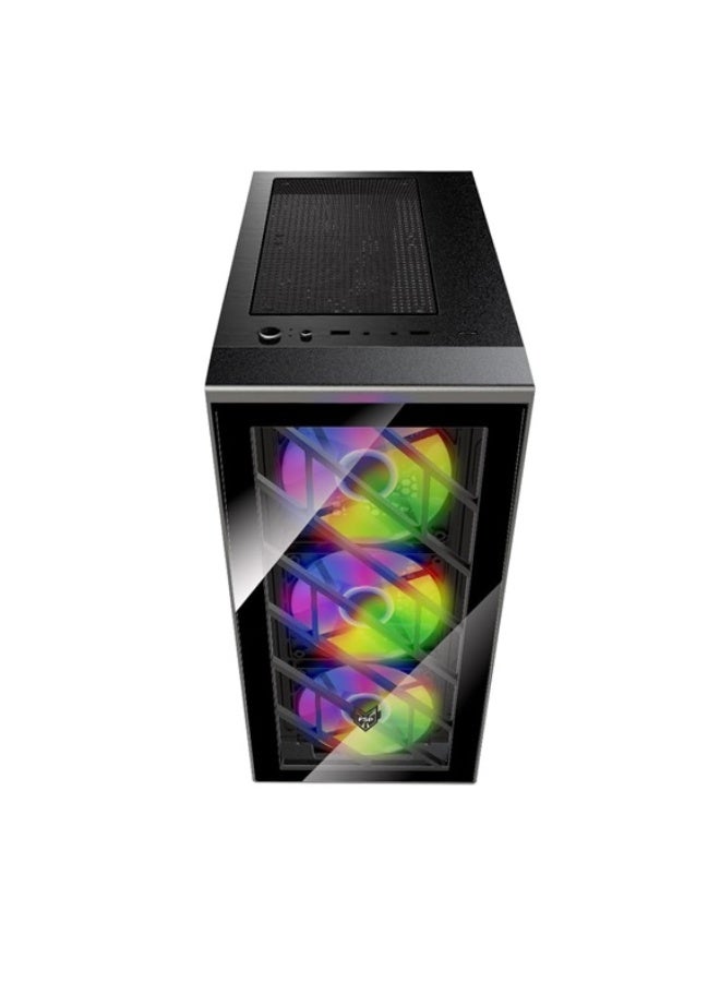 حاسوب ألعاب iDEALS (معالج CORE I7 + بطاقة RTX 5060 بسعة 8GB) | 32GB RAM | 1TB NVME/SATA SSD | WINDOWS 11 | جاهز للواي فاي والبلوتوث - Image 2