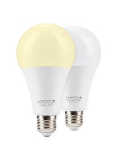 LAWAZIM 20W LED Bulb A80 E27 -2 Piece 3000K Warm White- Energy Saving 105W Equivalent Non-Dimmable Lightbulbs with 1600 Lumens and a Lifespan of 15,000 Hours - for Home, Kitchen, and Bedroom Lighting  - Image 1