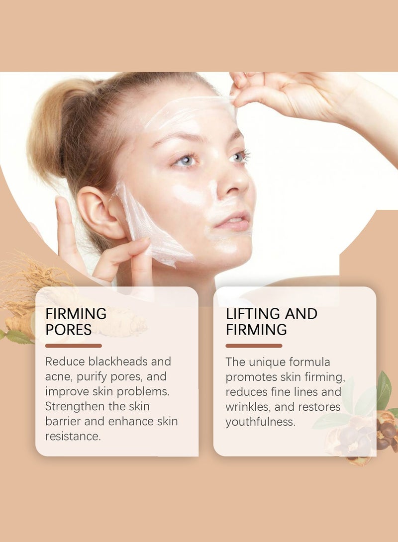 OUHOE Collagen Moisturizing Facial Mask,Collagen Glow Mask for Anti-Wrinkle, Anti-Aging, Pore Tightening,100g - Image 2