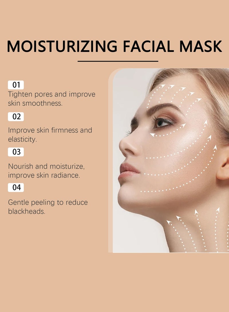 OUHOE Collagen Moisturizing Facial Mask,Collagen Glow Mask for Anti-Wrinkle, Anti-Aging, Pore Tightening,100g - Image 4