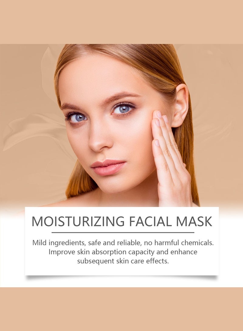 OUHOE Collagen Moisturizing Facial Mask,Collagen Glow Mask for Anti-Wrinkle, Anti-Aging, Pore Tightening,100g - Image 5