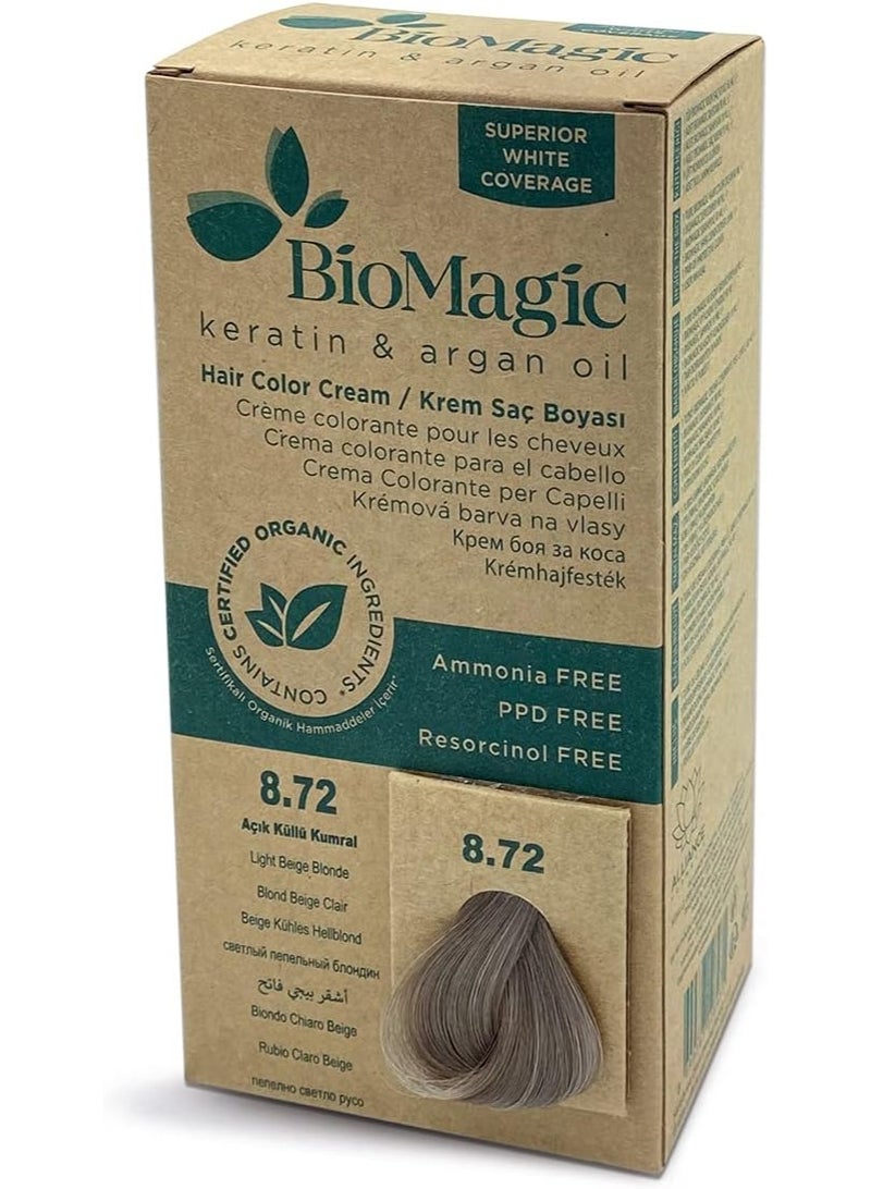 Biomagic Permanent Hair Dye - Light Beige Blonde - Image 1
