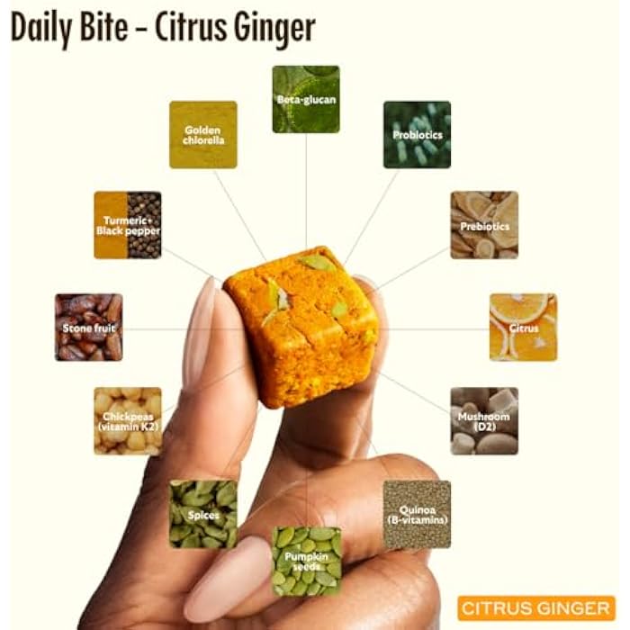 GEM GLP-1 Booster Bundle – Real Food Bites for Appetite & Metabolism Support – 28 Servings of GEM’s Daily Bites and Caffeinated Energy Aid Bites – Whole Food Nutrients, Vegan, Gluten-Free - Image 2