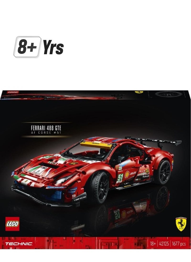LEGO ليجو فيراري 488 جي تي إي “AF Corse #51” 42125  - Image 1