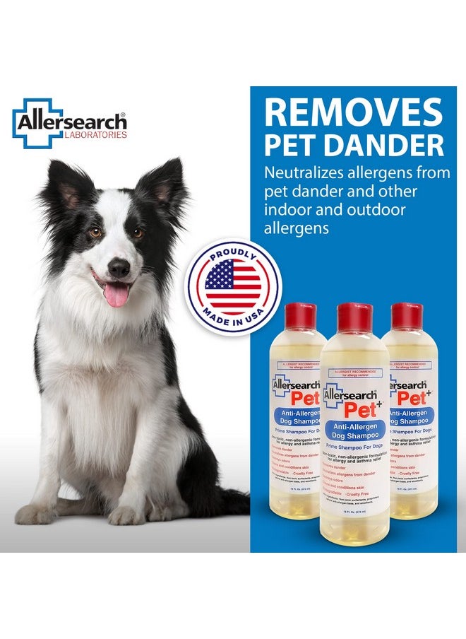 أليرسيرتش - شامبو Allersearch Pet+ المضاد للحساسية للكلاب سعة 16 أونصة - Image 1