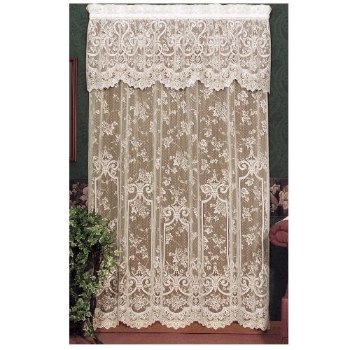Heritage Lace English Ivy 60-Inch Wide by 22-Inch Drop Valance, Ecru - Image 2