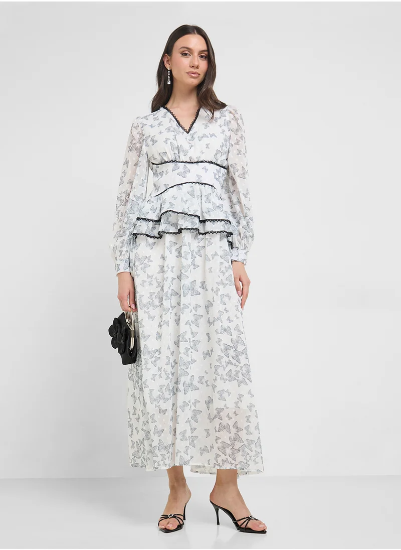 ايلا Ditsy Print Dress