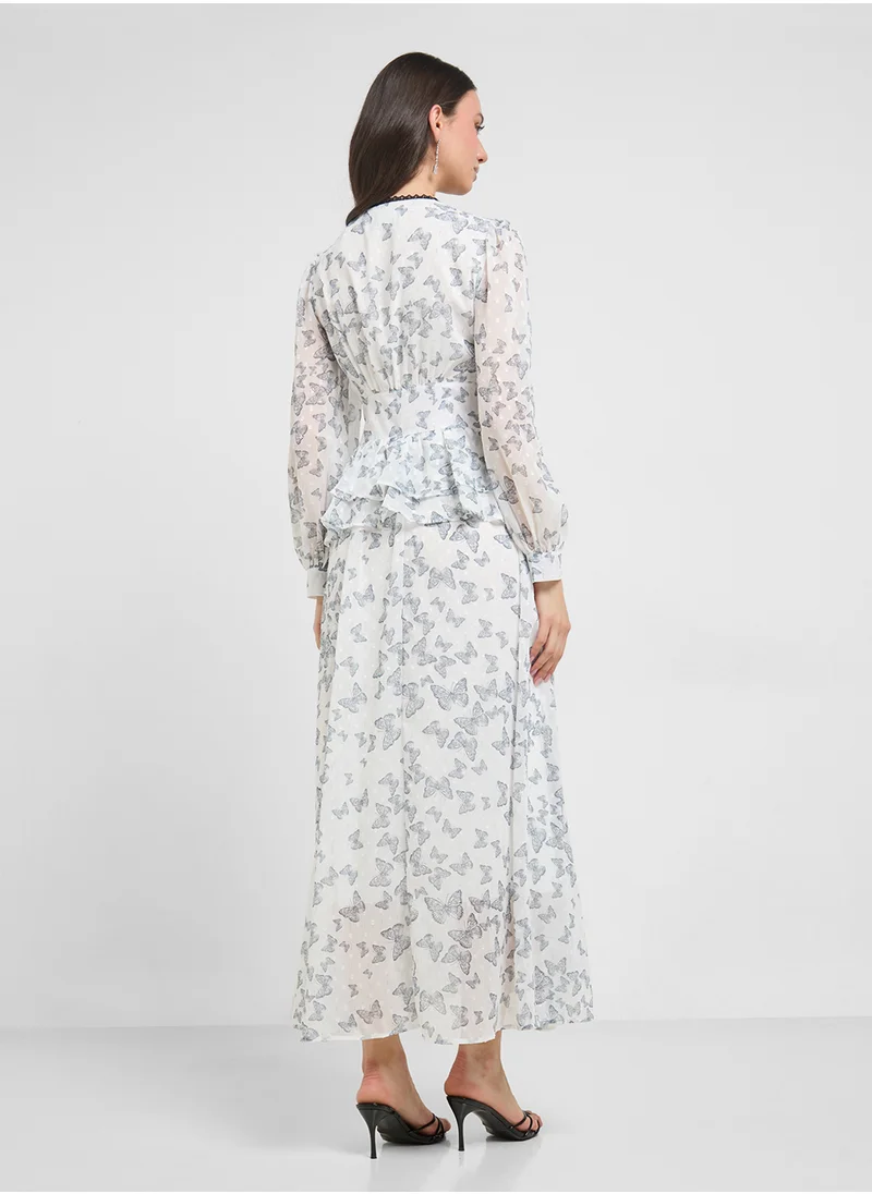 ايلا Ditsy Print Dress