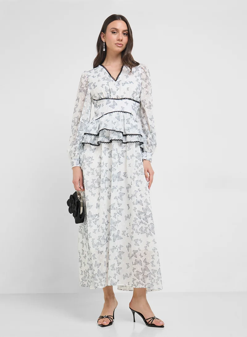 ايلا Ditsy Print Dress
