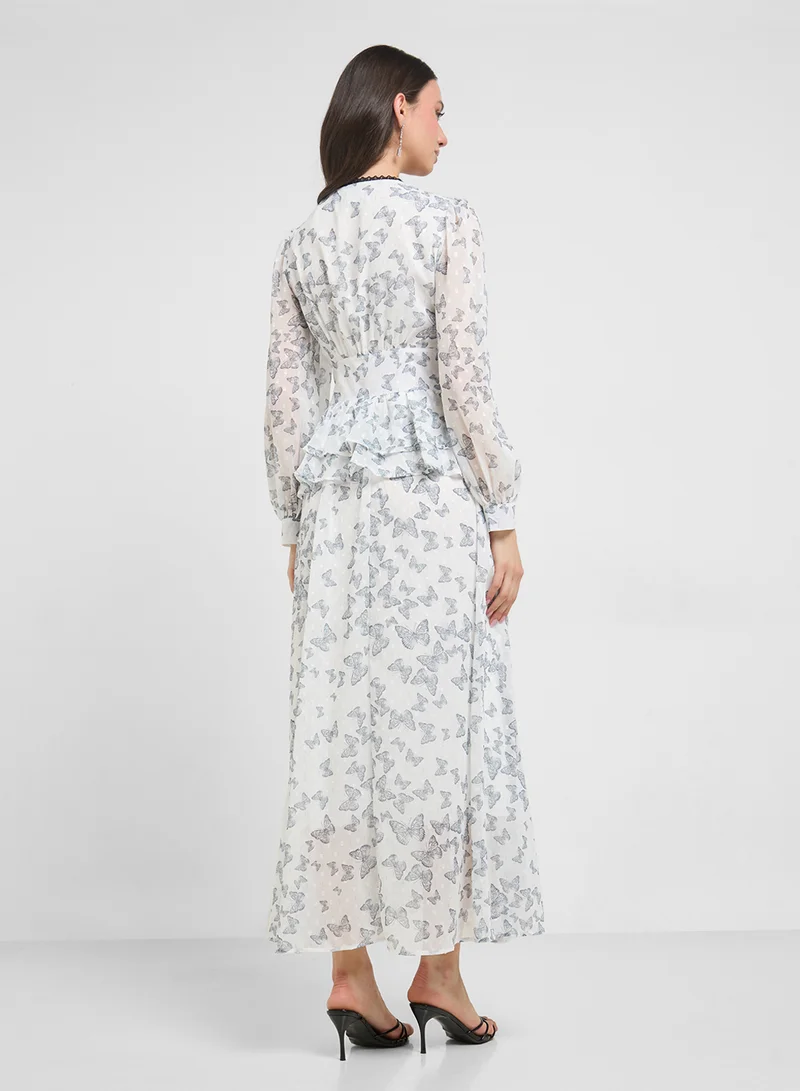 ايلا Ditsy Print Dress