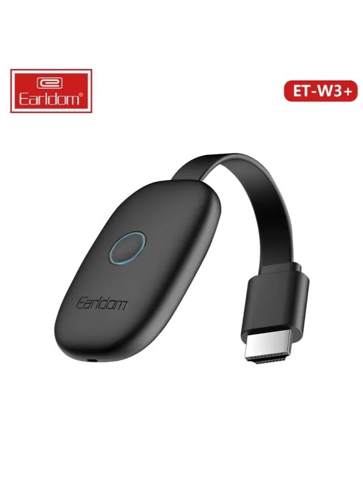 Earldom Earldom W3+ Wireless Display Dongle HDMI AV Adapter for Android, iOS & Windows | Screen Mirroring for Smart TVs, Projectors & Monitors | Plug & Play Wireless HDMI Streaming Device | Portable, Easy Setup for Home, Office & Presentations - Image 1