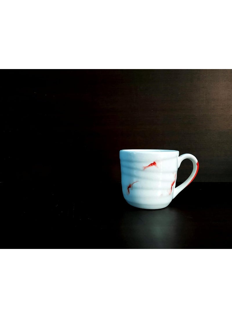MOODY PANDA - MOODY PANDA Cloud Waves Series Set of 6 Cups Cups Set of 6 Tea Cups Ceramic 150 ml - Image 1