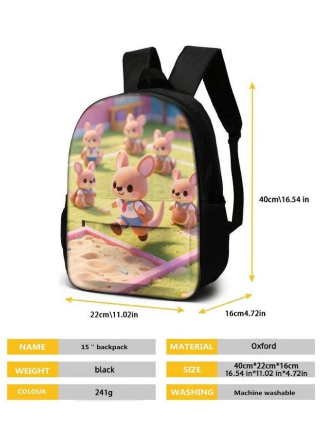 Bright Li Fire Unlock the new fashion of childish fun! Three-piece set of bags, cartoon elements for children and teenagers (students, children, friends' outings, mountain climbing, schooling, etc. can be used) - 108  - Image 5