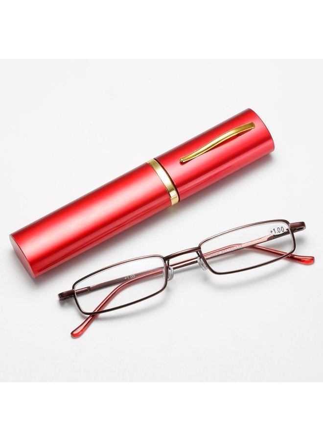 Generic Unisex Ultra Light Reading Glasses with Pen Holder