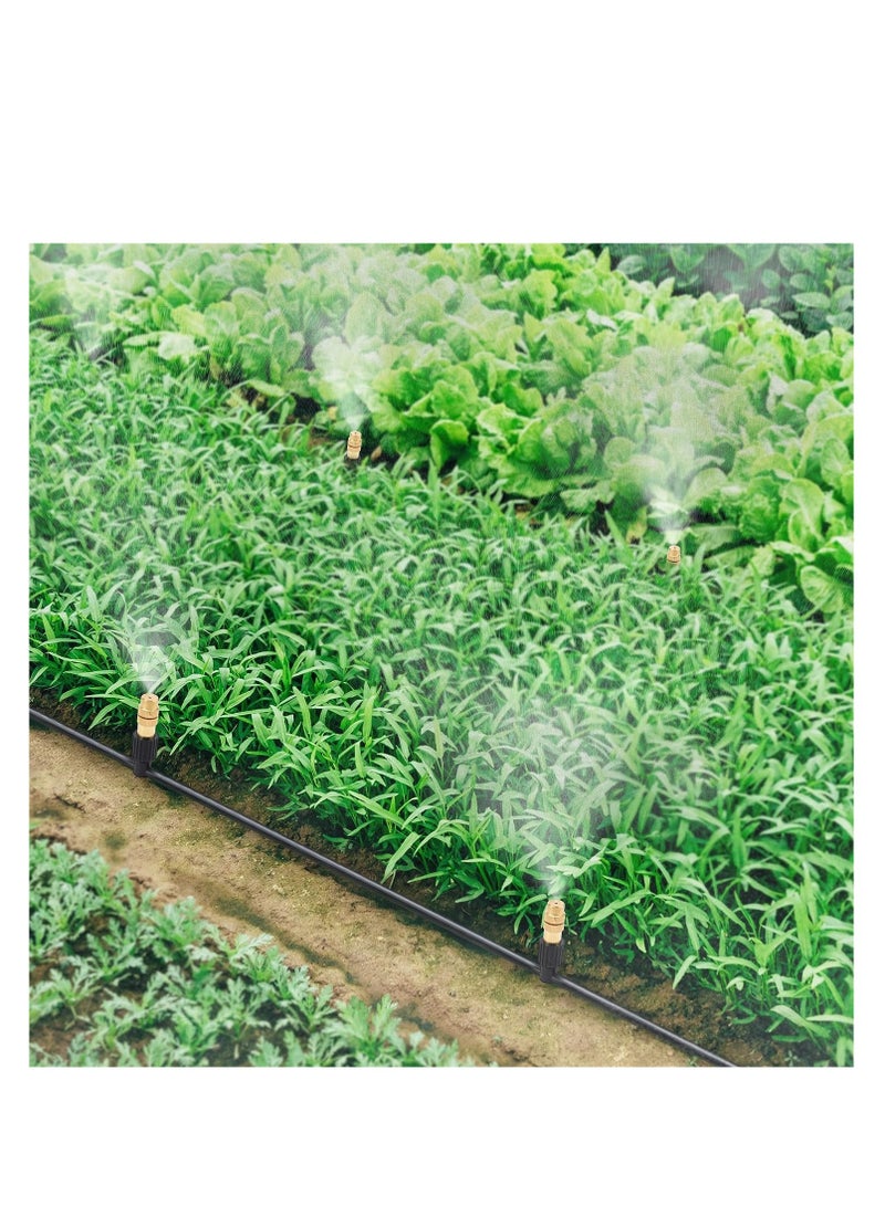 KASTWAVE Three-Way Atomizing Nozzle, with Drip Irrigation Connector for 1/4 inch Drip Irrigation Tubing, Adjustable Sprinkler Drip Irrigation Mister Kit, for Outdoor Cooling System,  Irrigation, 20Pcs - Image 5