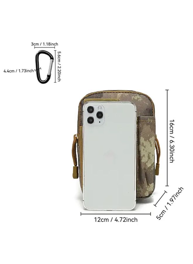 Camouflage Tactical Waist Pack Adjustable Durable Nylon Fanny Pack For Outdoor Cycling Hiking - Image 2