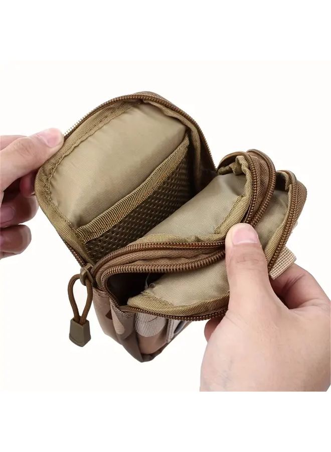 Camouflage Tactical Waist Pack Adjustable Durable Nylon Fanny Pack For Outdoor Cycling Hiking - Image 4