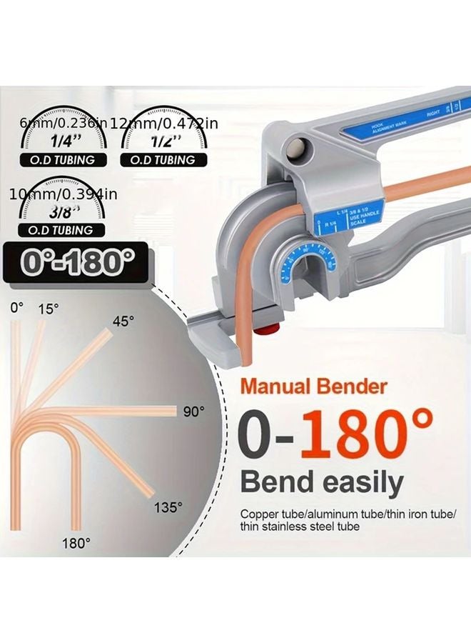 Three In One Manual Lever Pipe Bender Imperial For Plumbing Electrical Industrial - Image 4