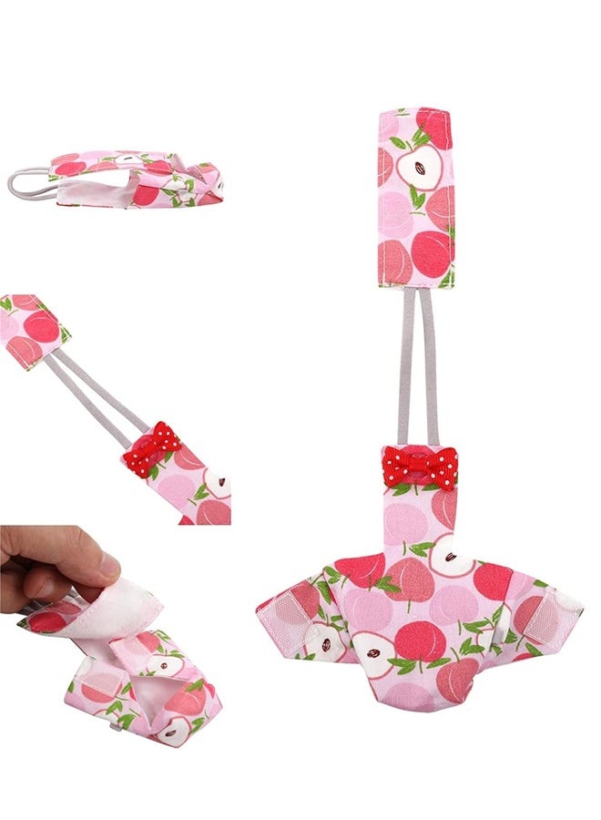 6 قطع من حفاضات الطيور القابلة للغسل، حفاضات الببغاء، حفاضات قابلة لإعادة الاستخدام للببغاء والكوكاتيل والماكاو الصغير والبادجي والكناري - Image 4