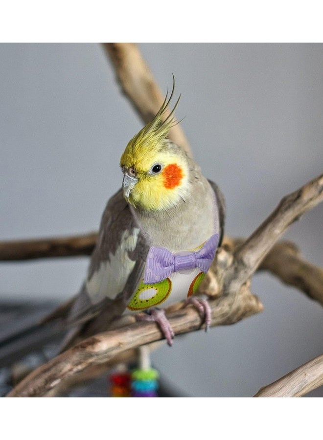 6 قطع من حفاضات الطيور القابلة للغسل، حفاضات الببغاء، حفاضات قابلة لإعادة الاستخدام للببغاء والكوكاتيل والماكاو الصغير والبادجي والكناري - Image 5