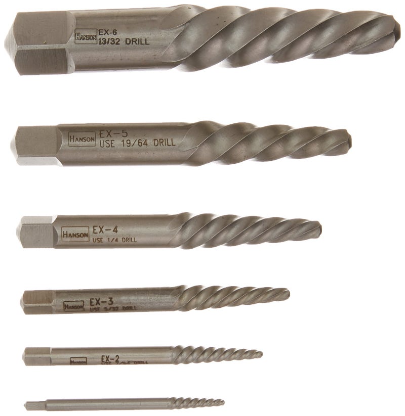 IRWIN Screw Extractor, Spiral Flute, 6-Piece (53545) - Image 2