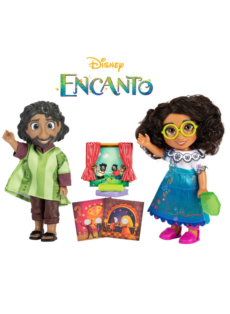 Disney مجموعة سرد القصص ميراندا وبرونو من ديزني إنكانتو | دمية شخصية | دمية أزياء | دمية قابلة للجمع | لعب تمثيلي | ارتداء الأزياء | هدية للأطفال - Image 1