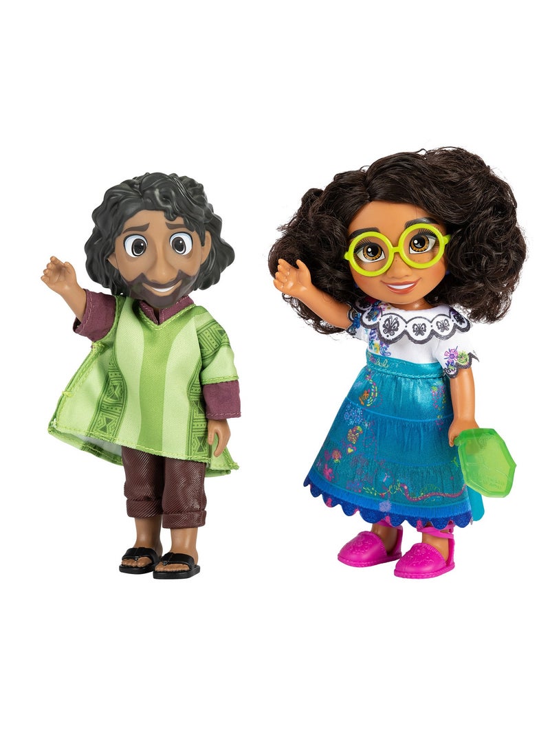 Disney مجموعة سرد القصص ميراندا وبرونو من ديزني إنكانتو | دمية شخصية | دمية أزياء | دمية قابلة للجمع | لعب تمثيلي | ارتداء الأزياء | هدية للأطفال - Image 2