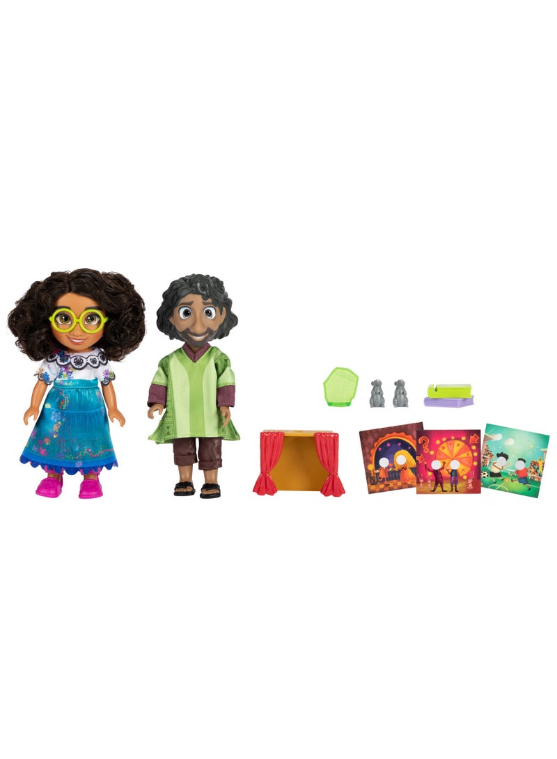Disney مجموعة سرد القصص ميراندا وبرونو من ديزني إنكانتو | دمية شخصية | دمية أزياء | دمية قابلة للجمع | لعب تمثيلي | ارتداء الأزياء | هدية للأطفال - Image 3