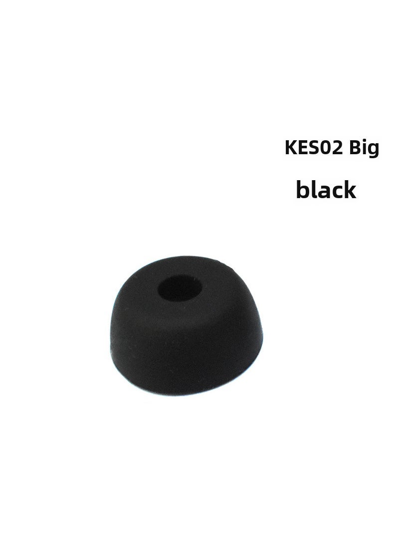 Silicone Ear Tips for Jabra Elite 75t 65t Active Sport Black large 