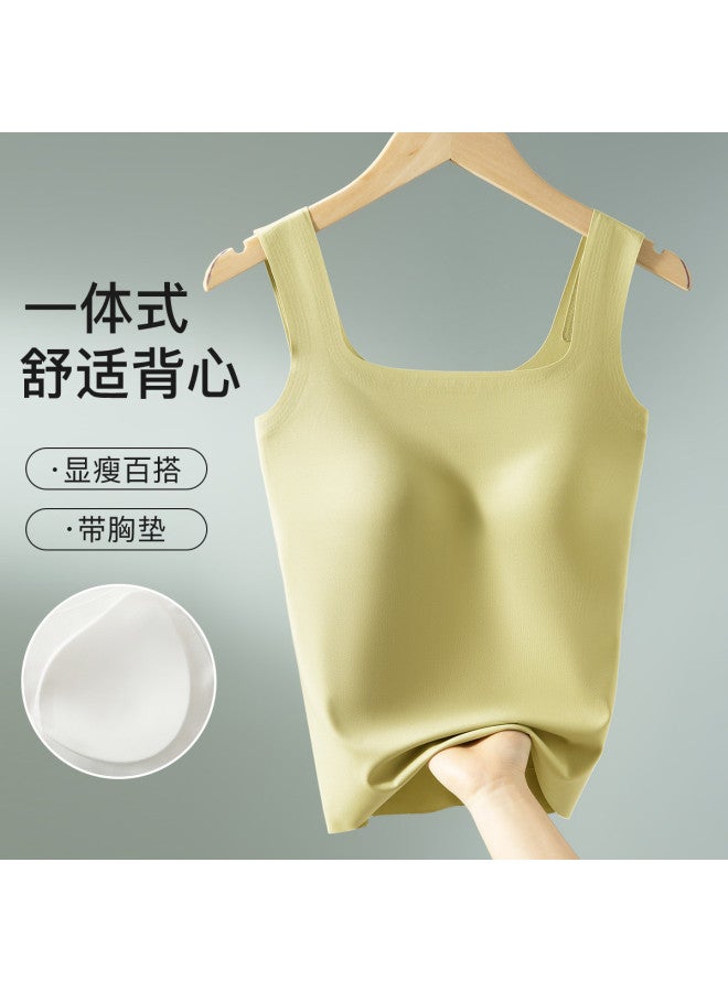 Top melon Basic Versatile Slim-Fit Women'S Camisole With Built-In Pads, Suitable For Layering Or Outerwear - Image 2