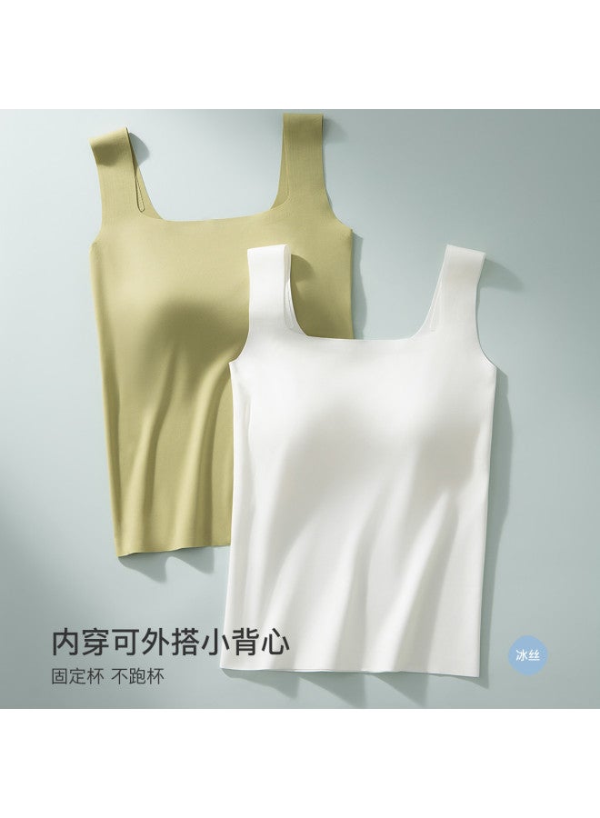 Top melon Basic Versatile Slim-Fit Women'S Camisole With Built-In Pads, Suitable For Layering Or Outerwear - Image 3