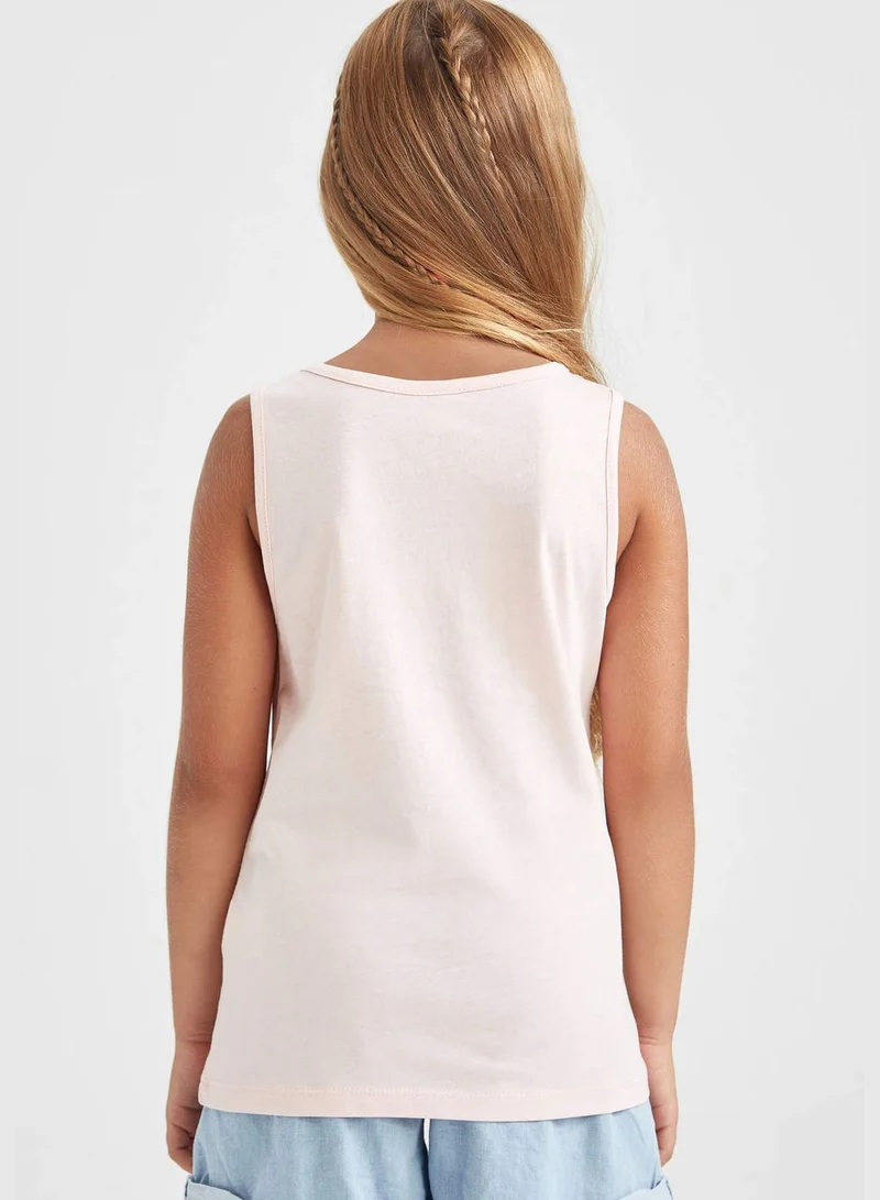 ديفاكتو 2 Pack Girl Regular Fit Sleeveless Vest