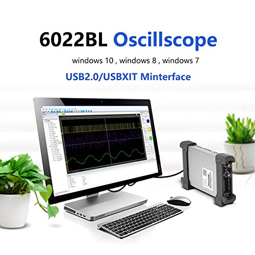 Hantek 6022BL PC Digital Portable Oscilloscope 16 Channels 20MHz 48MSa/s Storage Multifunctio Logic Analyzer Handheld USB Oscilloscope - Image 4
