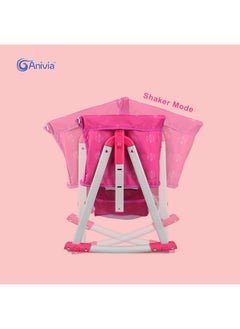 Anivia Doll Bed Furniture 2 Function Toy, Doll Bed And Doll Swings Together For 18 Inches Baby Dolls, Baby Doll Crib With Bottom (Dp601Pink)  - Image 4