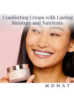 monat MONAT Be Gentle Nourishing Moisturizer - Face Moisturizer w/Hyaluronic Acid & Plant Stem Cells. Nourishing Moisturizer Face Cream. Anti-Aging & Hydrating Face & Neck Cream -Net Wt. 1.52 fl oz / 45 ml  - Image 3