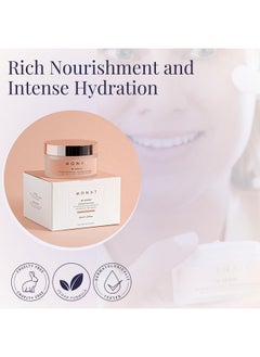 monat MONAT Be Gentle Nourishing Moisturizer - Face Moisturizer w/Hyaluronic Acid & Plant Stem Cells. Nourishing Moisturizer Face Cream. Anti-Aging & Hydrating Face & Neck Cream -Net Wt. 1.52 fl oz / 45 ml  - Image 5