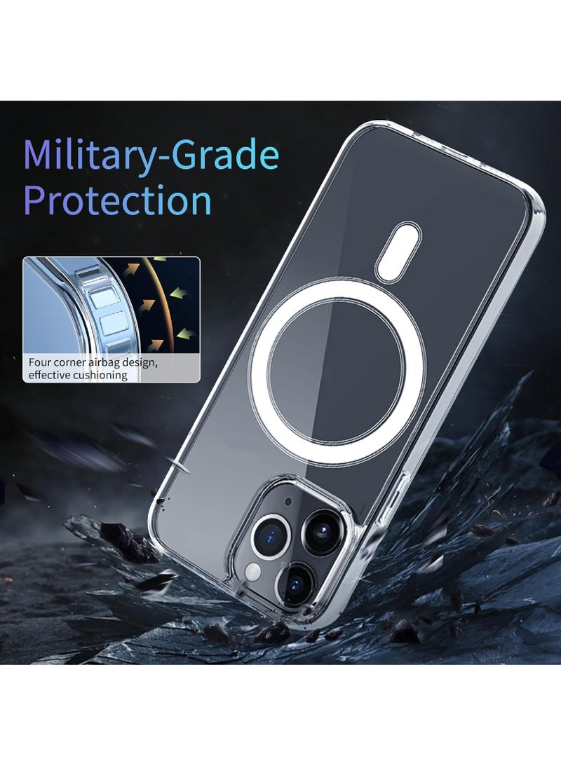 For iPhone 16 Pro Max Case, Camera Control, Compatible with MagSafe, Shockproof Grade Protection, Magnetic Phone Case for iPhone 16 Pro Max, Classic Hybrid Case (HaloLock) ﻿