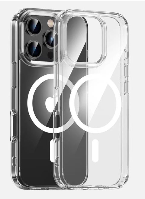 For iPhone 16 Pro Max Case, Camera Control, Compatible with MagSafe, Shockproof Grade Protection, Magnetic Phone Case for iPhone 16 Pro Max, Classic Hybrid Case (HaloLock) ﻿