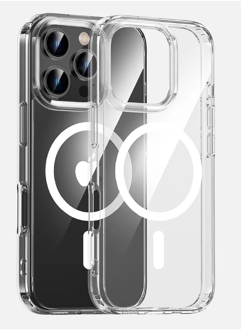 Captaintech For iPhone 16 Pro Max Case, Camera Control, Compatible with MagSafe, Shockproof Grade Protection, Magnetic Phone Case for iPhone 16 Pro Max, Classic Hybrid Case (HaloLock) ﻿  - Image 1