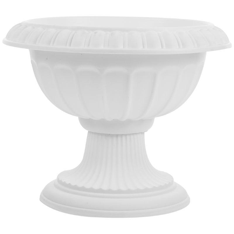 Flower-pot Pedestals, Retro Roman Style Planter for Desk and Garden Use, Versatile Decor - Image 1