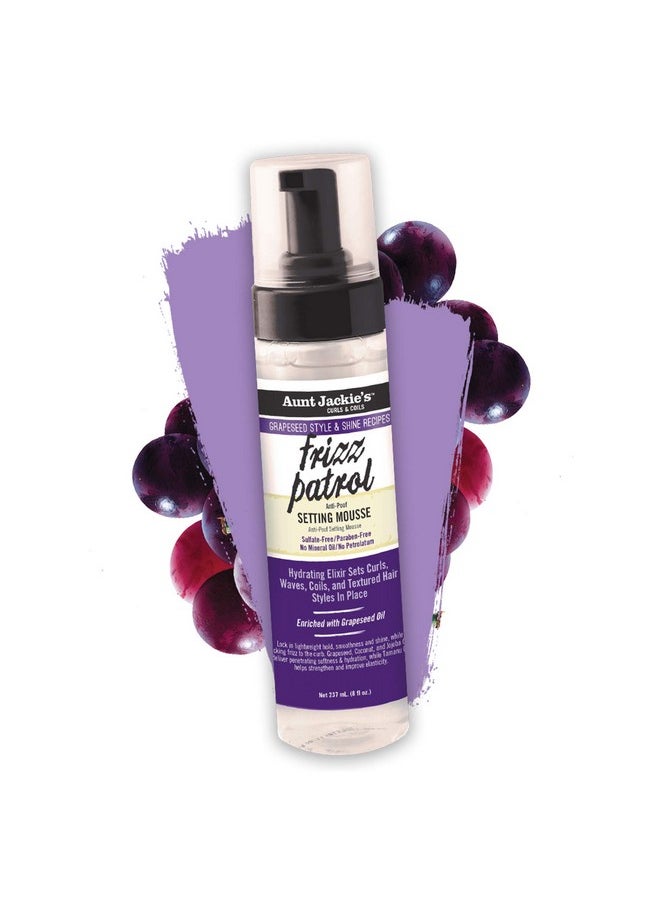 Aunt Jackie’S Grapeseed Collection Perfect Slay 3 Pack Bundle Ice Curls Frizz Patroil Slicked Frizz And Outofplace Strands Don’T Stand A Chance A Sleek And Shiny Finishing Touch To Every Style