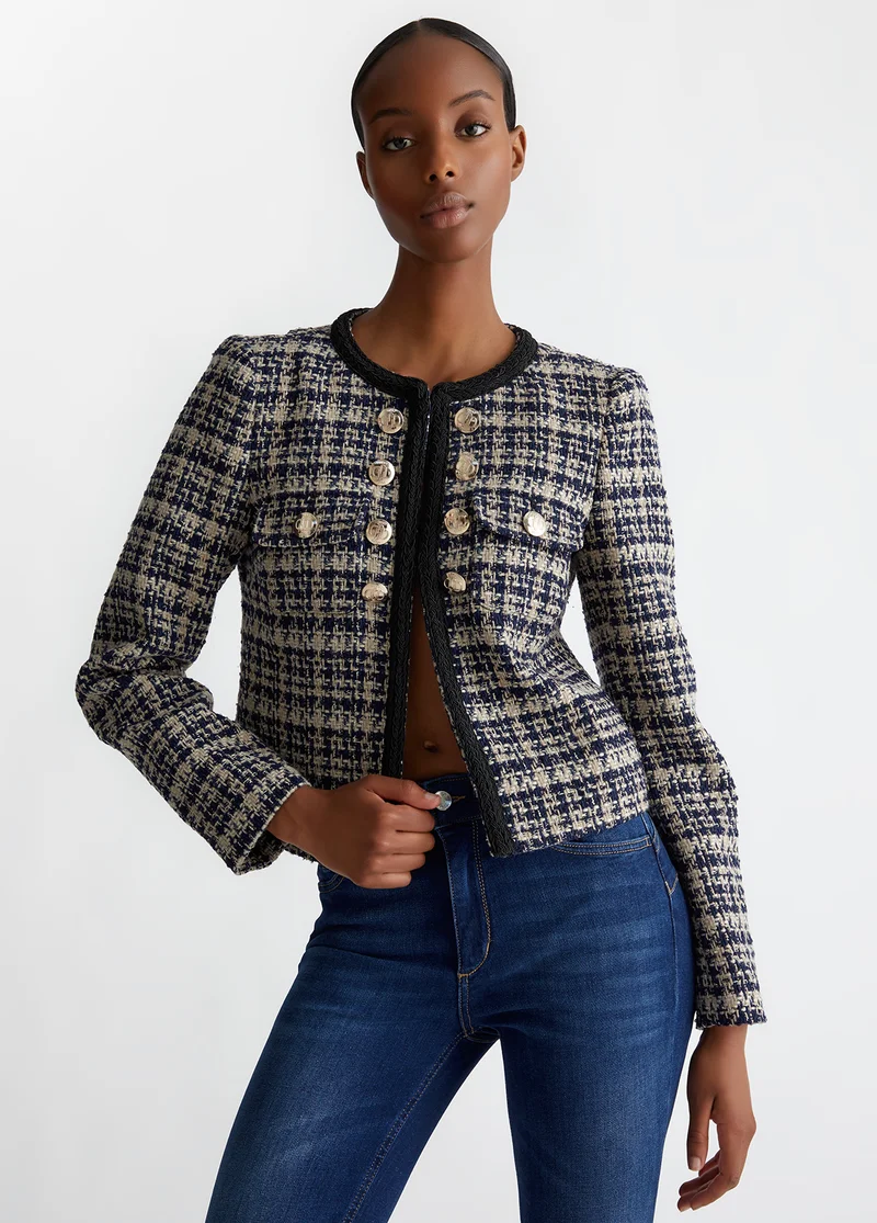 Liu Jo Bouclé suit jacket