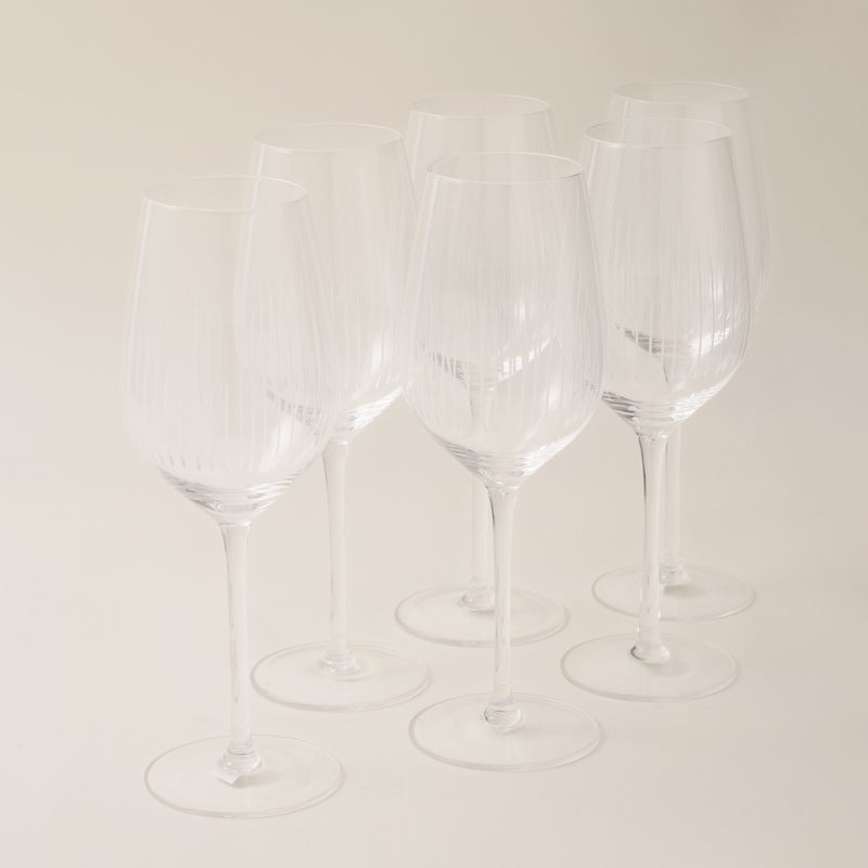 لا ميسا 6 أكواب زجاجية 8.5*8.5*25.5 سم - Image 1