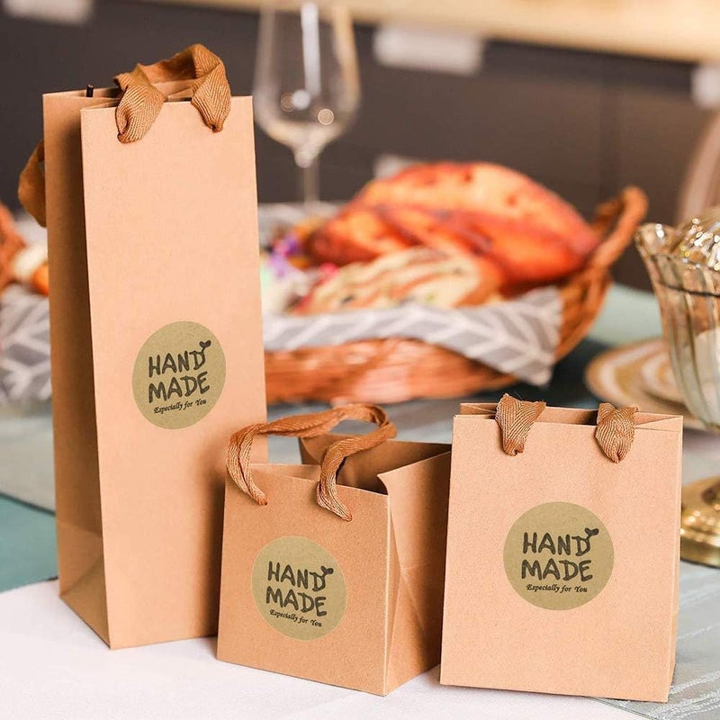 كلاراكو 500 قطعة من ورق الكرافت مصنوعة يدويًا خصيصًا لك، ملصقات وأختام لاصقة - Image 2