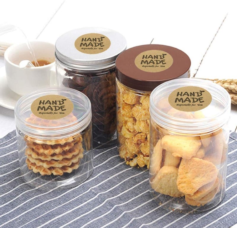 كلاراكو 500 قطعة من ورق الكرافت مصنوعة يدويًا خصيصًا لك، ملصقات وأختام لاصقة - Image 3