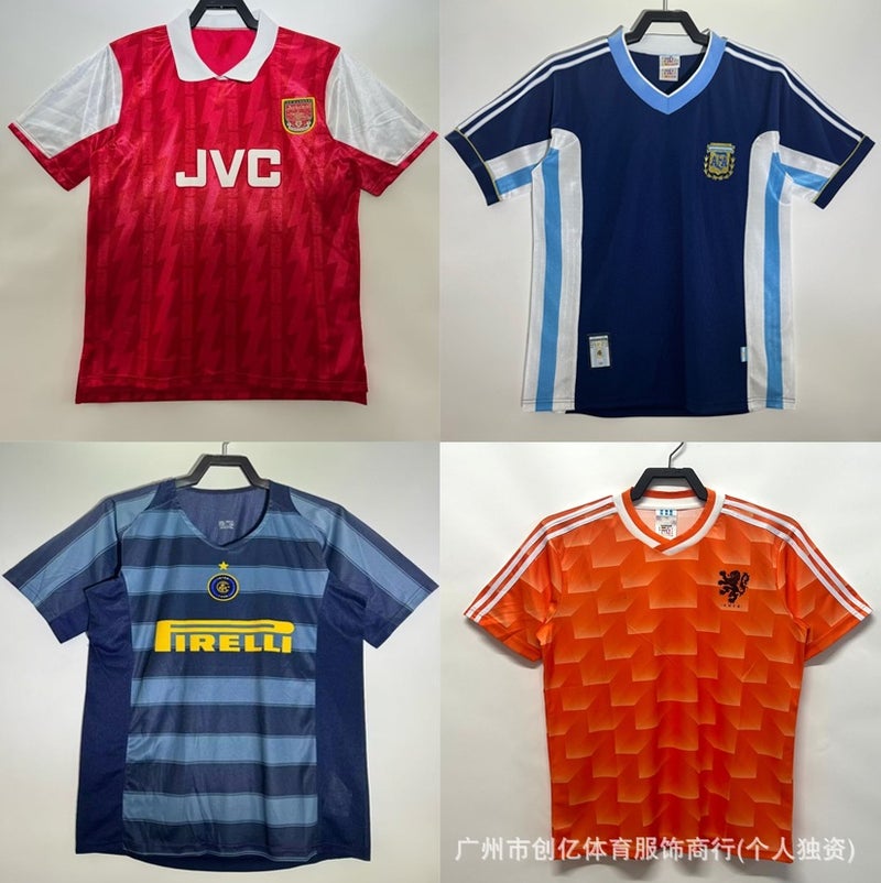 Football Uniform Retro Arsenna Spain Ac Paris National Miseria France Marseille Colinidian Jersey - Image 3
