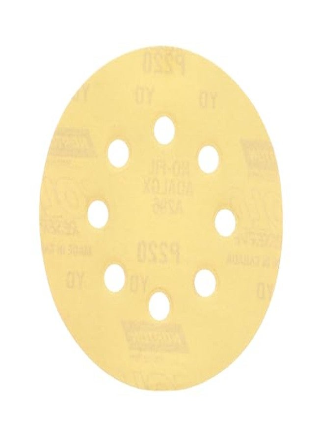 Norton 5" Norton 49218 MultiSand Hook & Sand 8-Hole Sanding Disc, P220-Grit, 25-Pack - Image 3