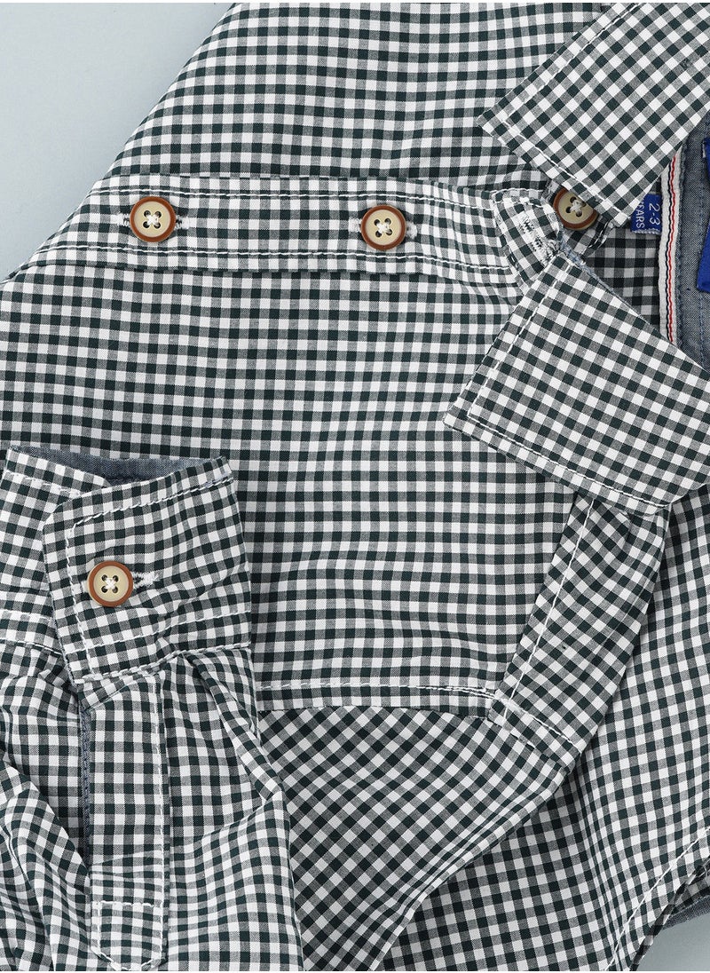 JAM Woven f/slv checks shirt  - Image 4