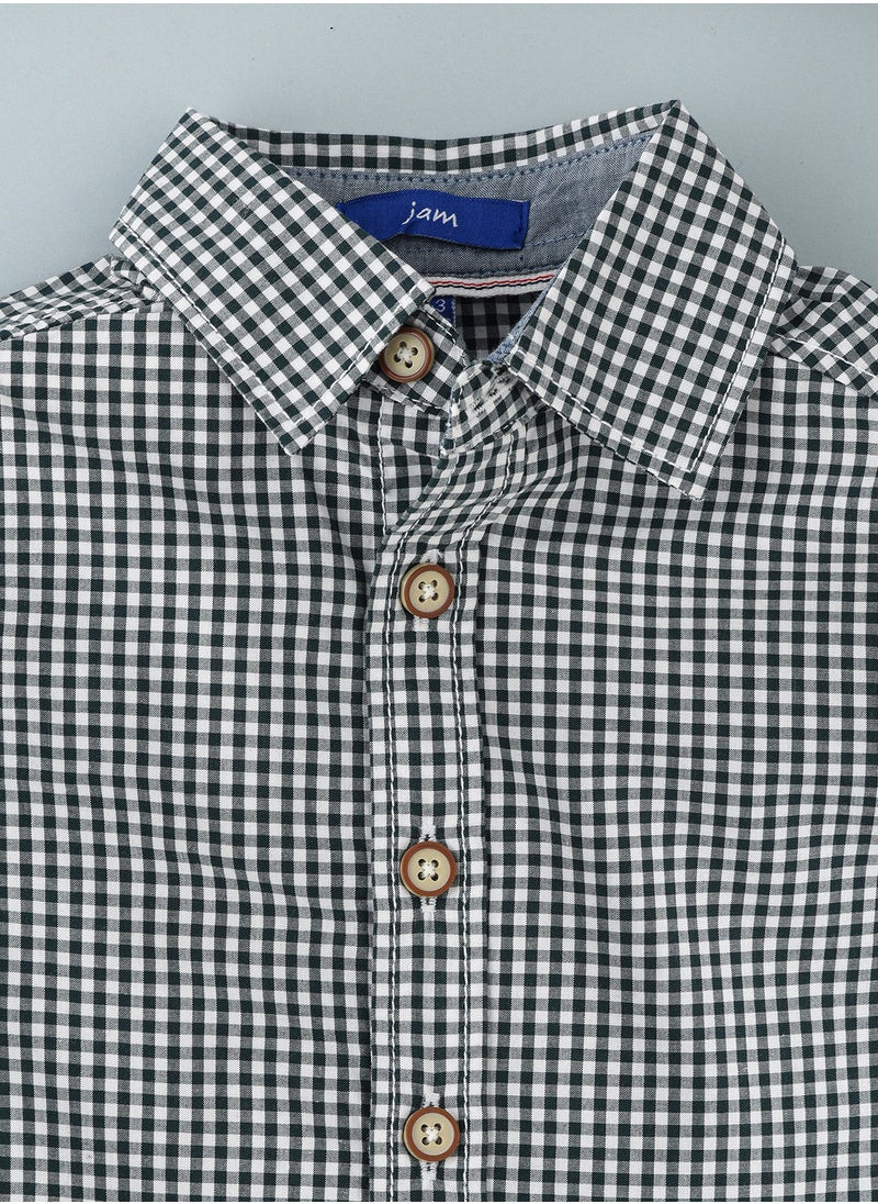 JAM Woven f/slv checks shirt  - Image 3