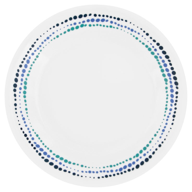 Corelle Ocean Blues Chip & Break Resistant 12pc Dinner Set  Service for 4  27.94 x 12.38 x 26.67 cm  12 Count - Image 3